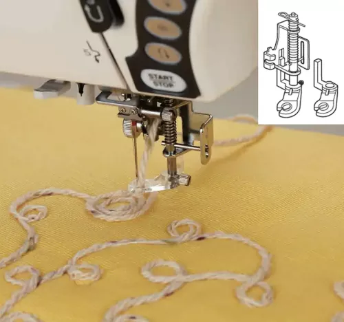 Frihandsquilt för garn Janome Grupp 1 och 2