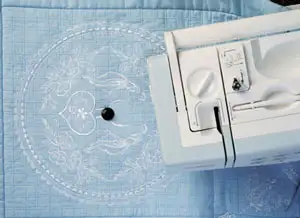 Cirkellinjal Janome - Rektangulärt spollock med easy set