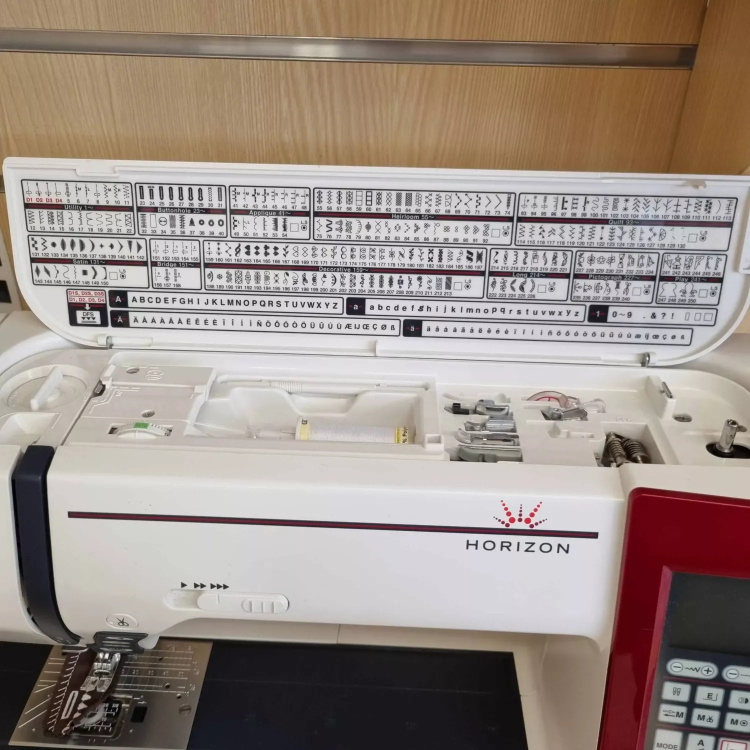 Begagnad Janome Memory Craft Horizon 7700 QCP