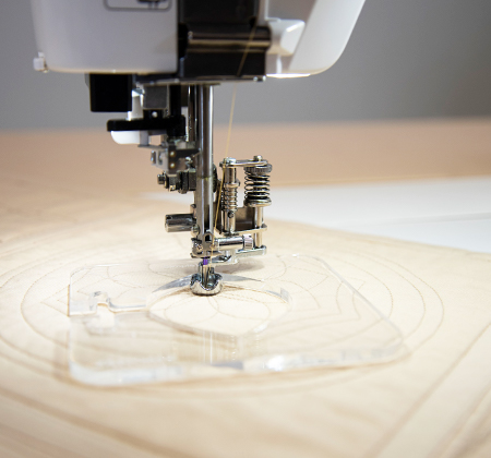 Linjalquiltfot - 1/4" Janome - Grupp 1 och 2