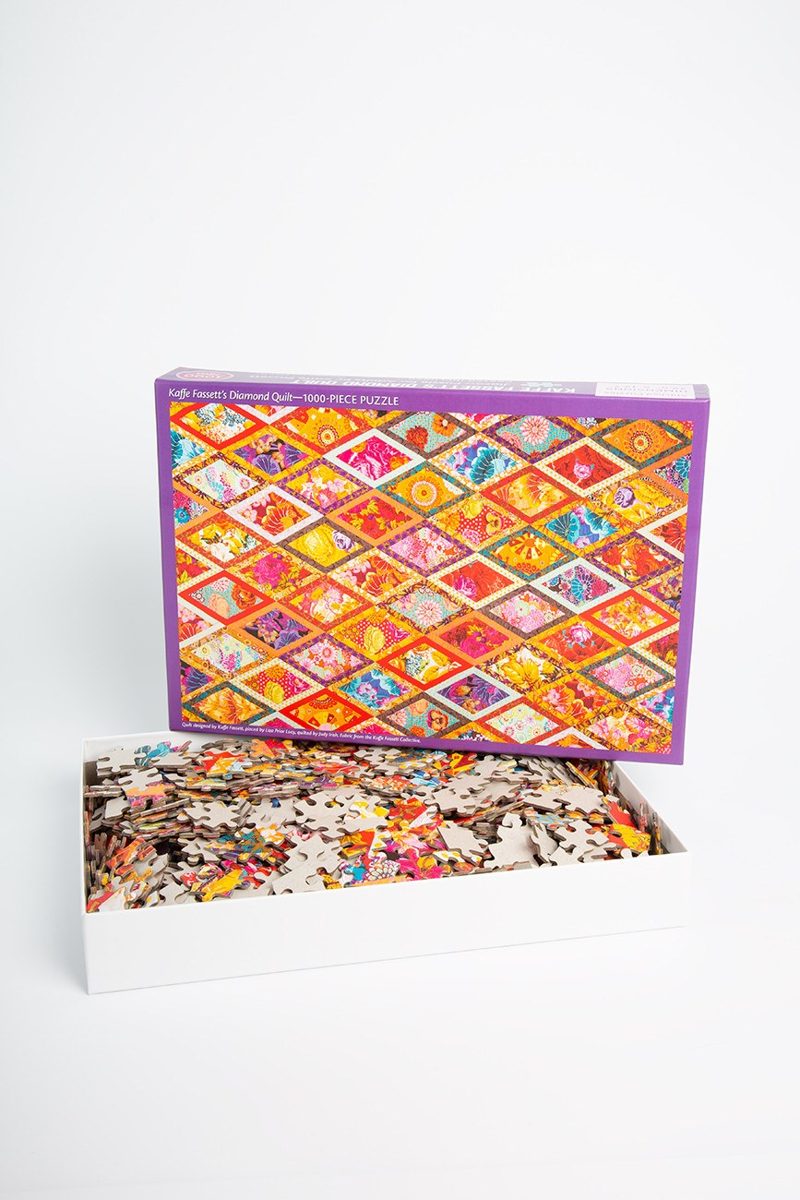Pussel Kaffe Fassett Diamond Quilt, 1000 bitar