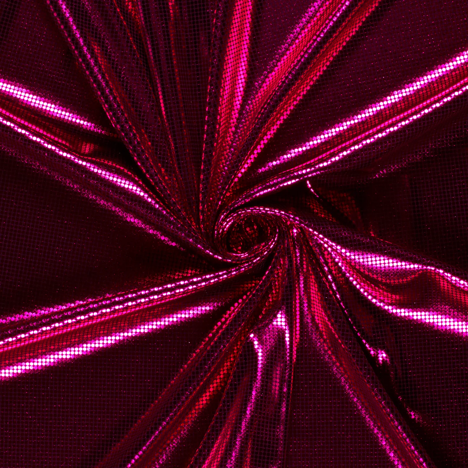 Fuchsia Folie Jersey Dots