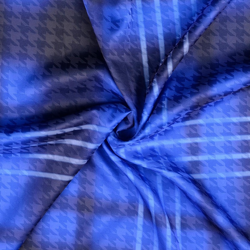 Satin Hundtand – Blå