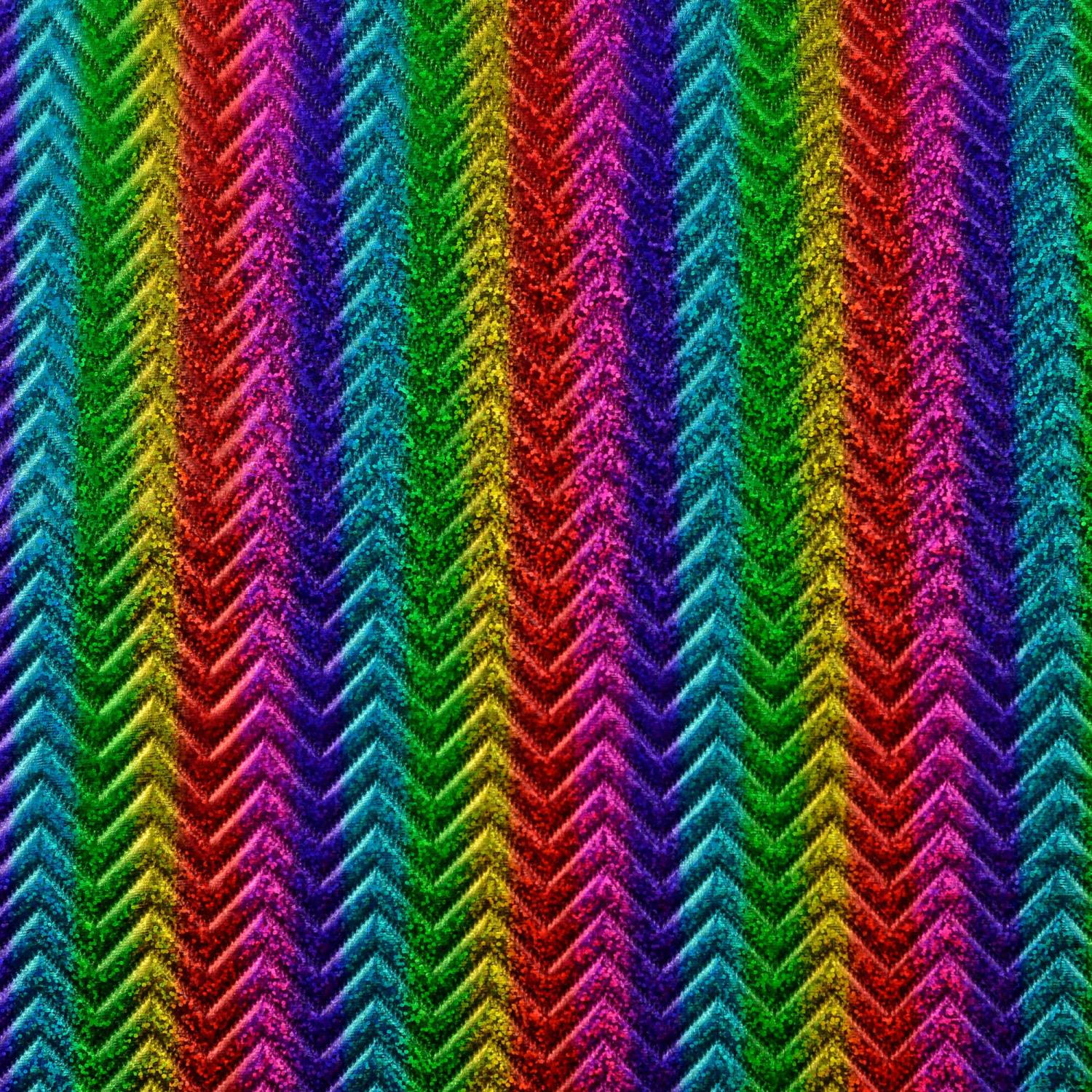 Quiltad polyester rainbow