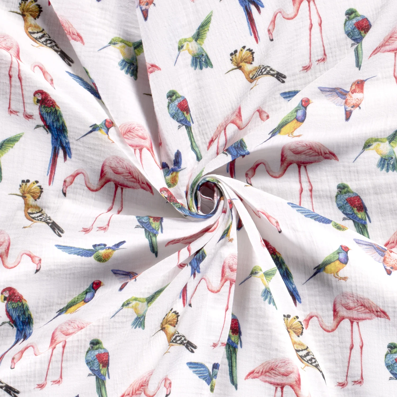 Mönstrad bomullsmuslin