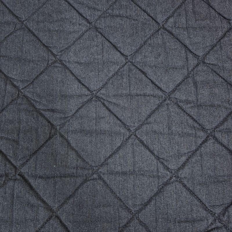 Quiltat jeanstyg mörkblå, 130 cm, 480 g/m²