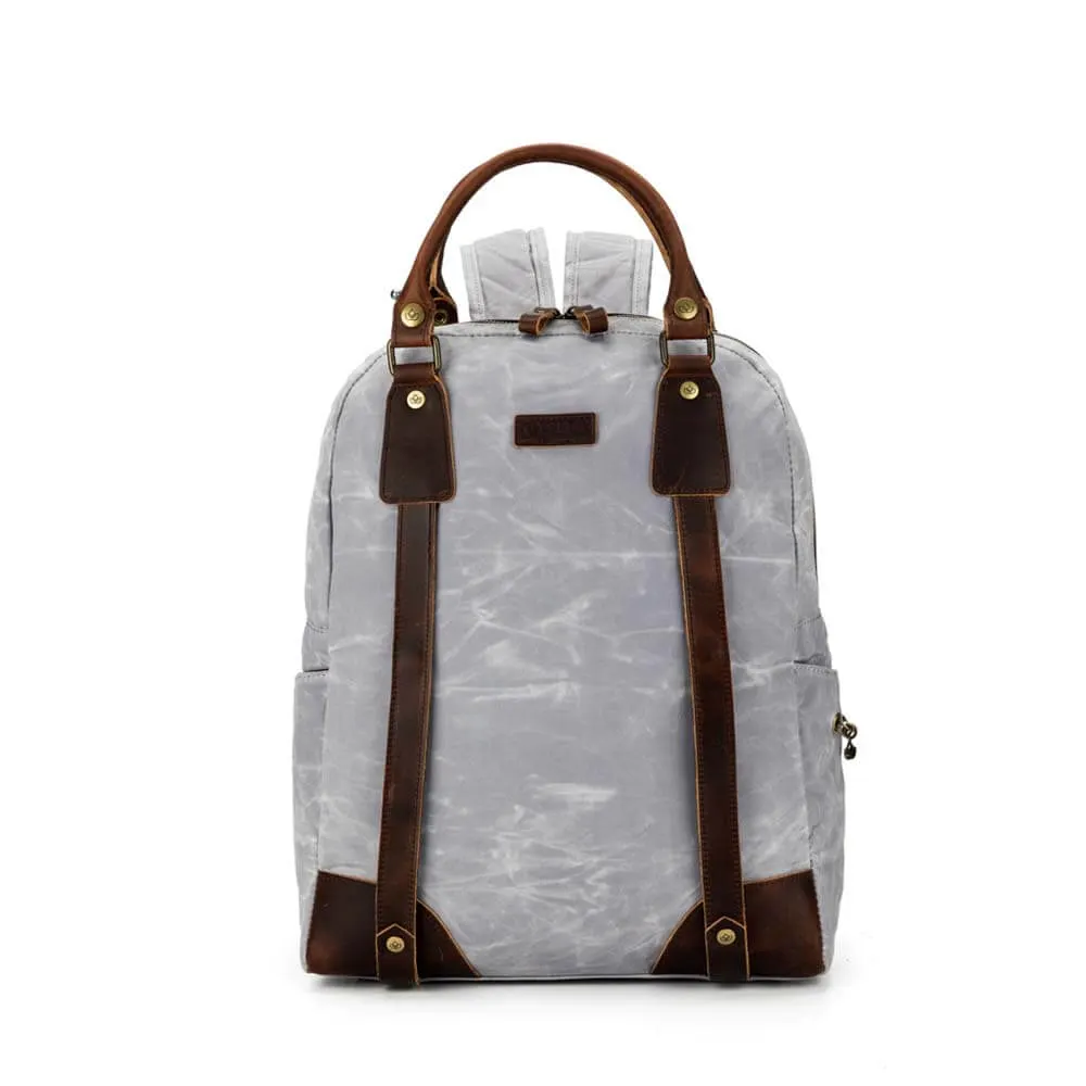 Della Q Canvas Backpack - grå