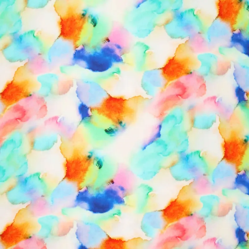 Ambre, Viskossatin multicolor akvarell