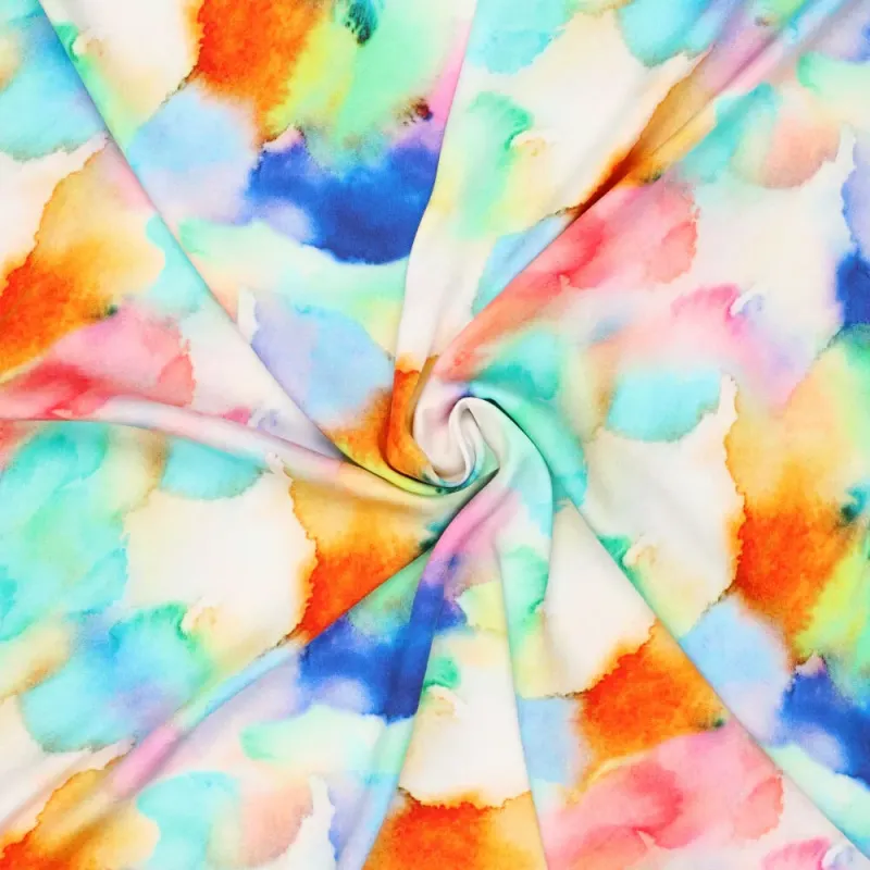 Ambre, Viskossatin multicolor akvarell