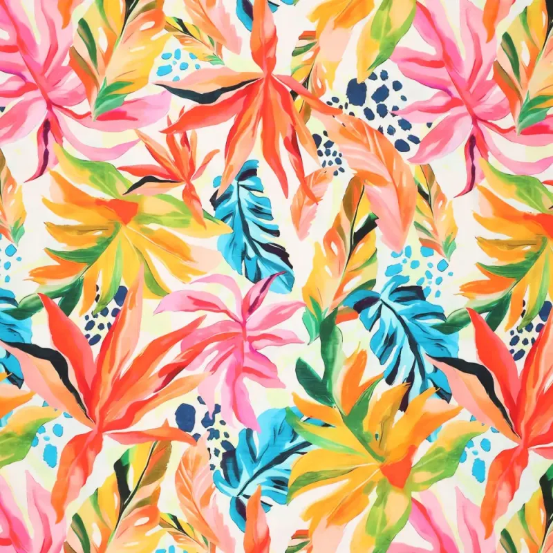 Filou, Viskossatin tropiskt lövtryck orange