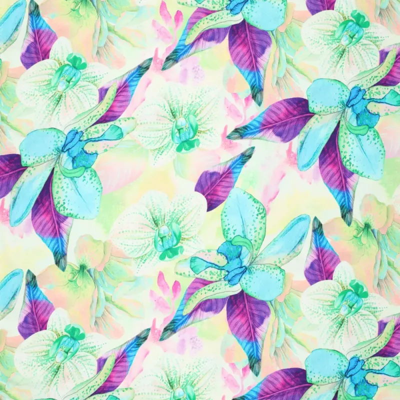 Cezanne, Viskossatin orkidétryck mint