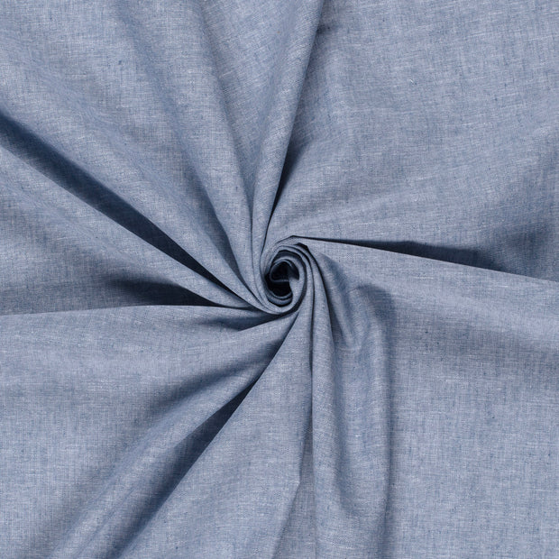 Halvlinne Chambré Indigo, 160 g/m²