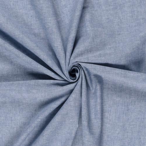 Halvlinne Chambré Indigo, 160 g/m²