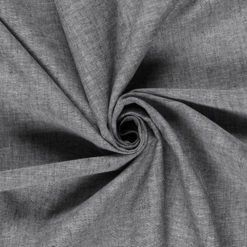 Halvlinne Chambré Svart, 160 g/m²
