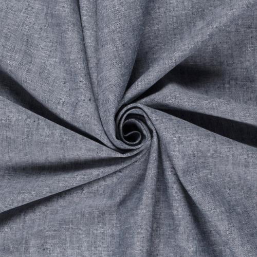 Halvlinne Chambré Marinblå, 160 g/m²
