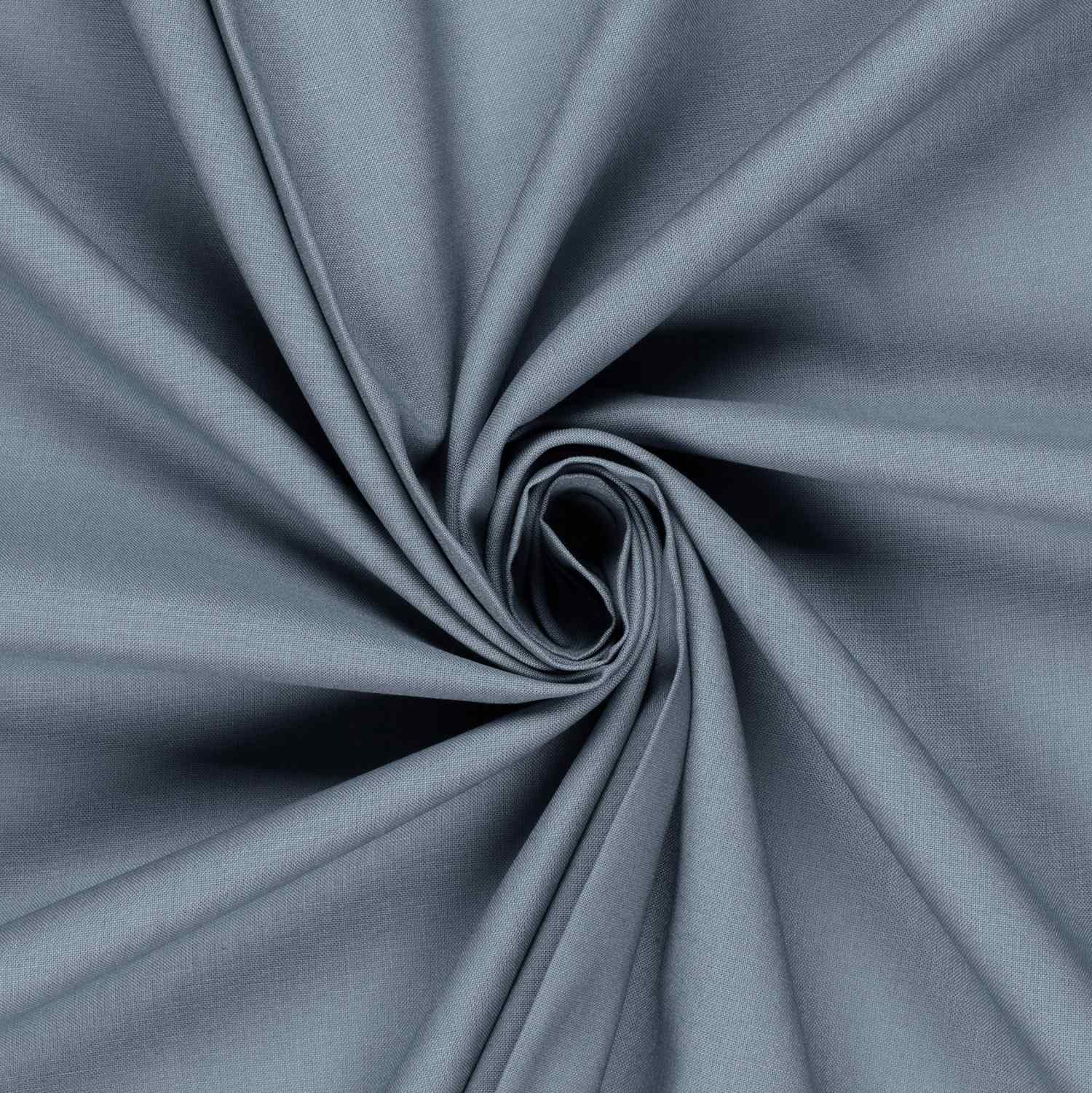 Bomullsväv Stålblå