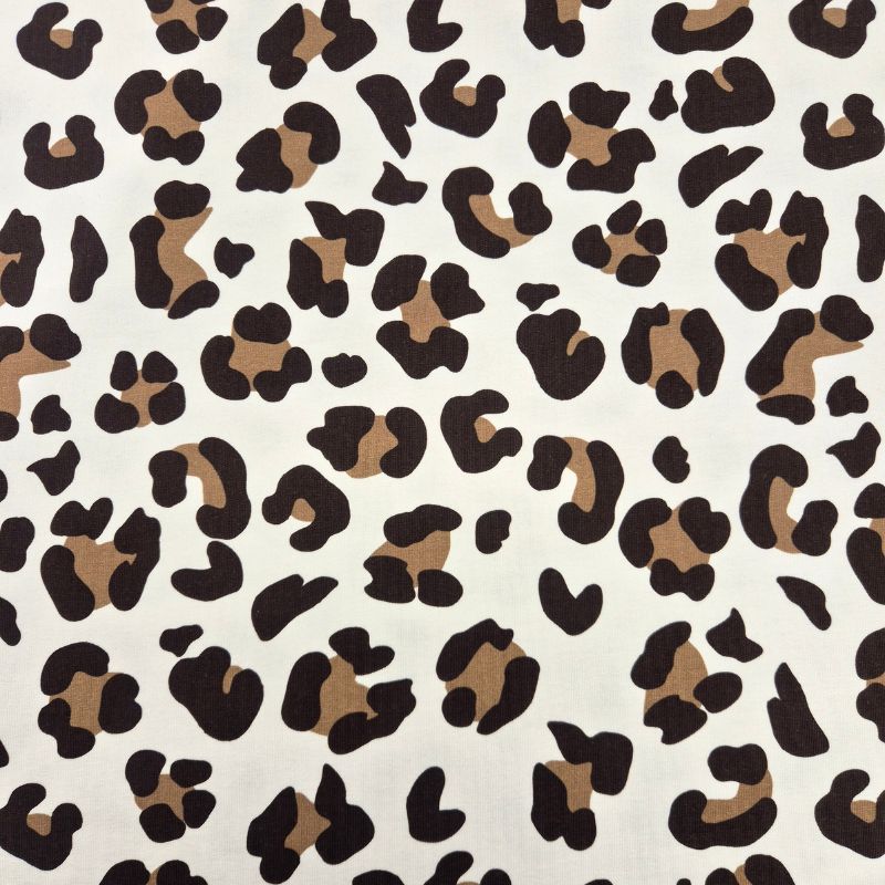 French terry leopard, offwhite