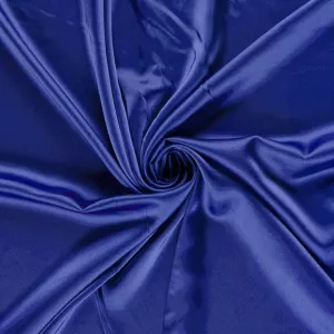 Satintyg - Royalblå