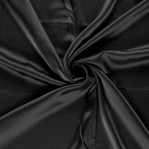 Satintyg Svart, 175 g/m²