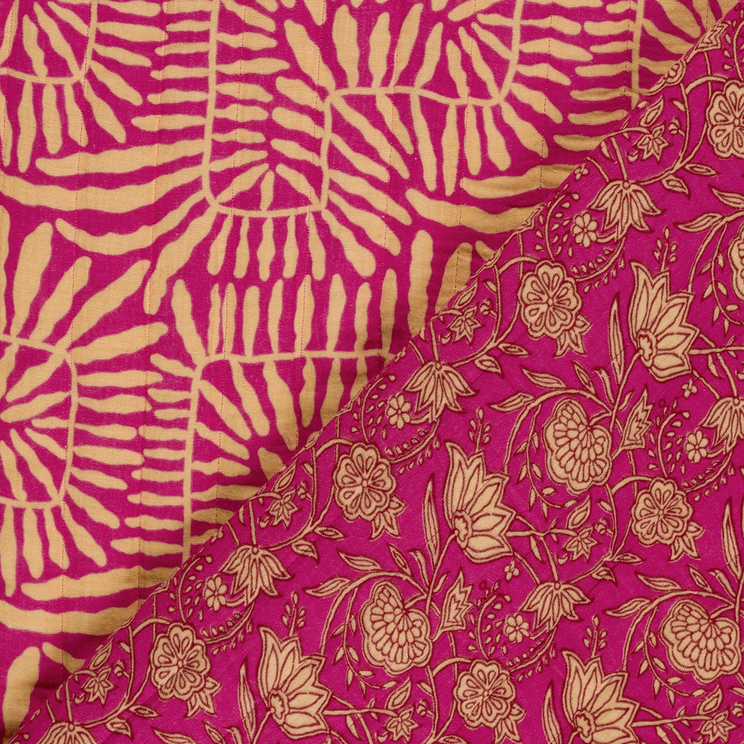 Quiltad muslin abstrakt, 130 cm, 385 g/m²