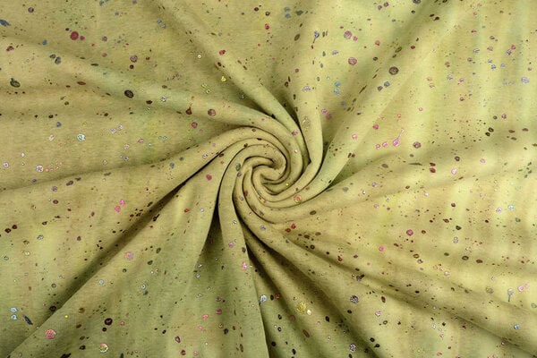 Alpfleece Tie die Green Drops