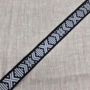 Hemslöjdsband Reflex 23 mm - Svart