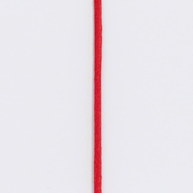2,2 mm Satinsnodd - Röd