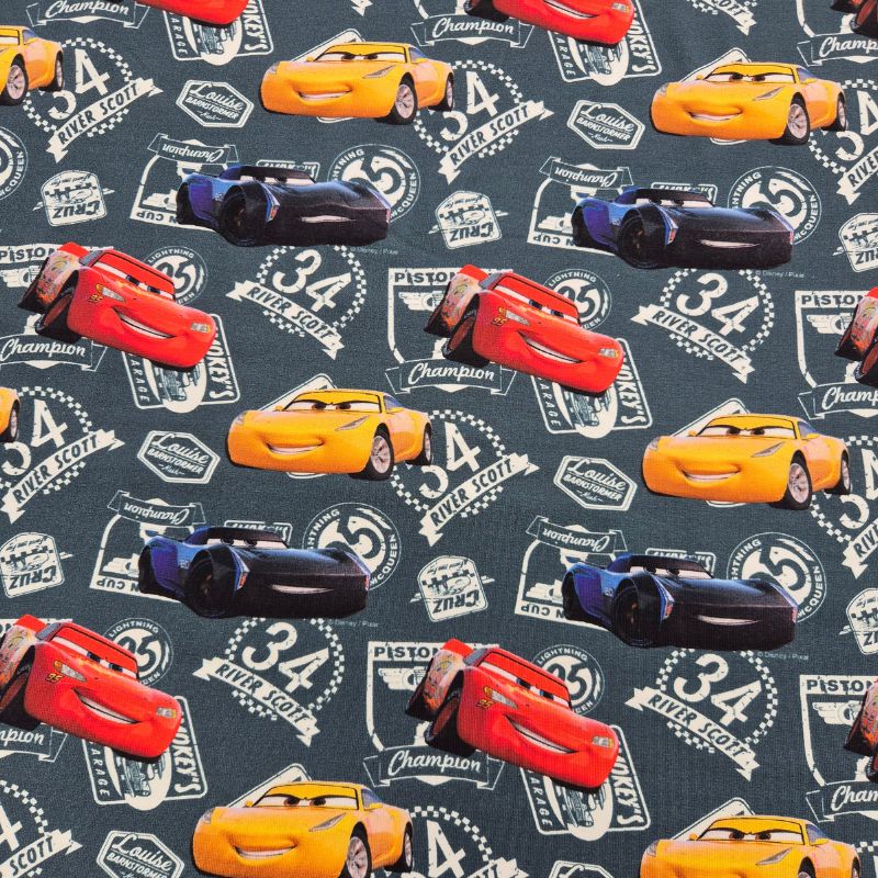 Trikåtyg, licens – Disney Cars