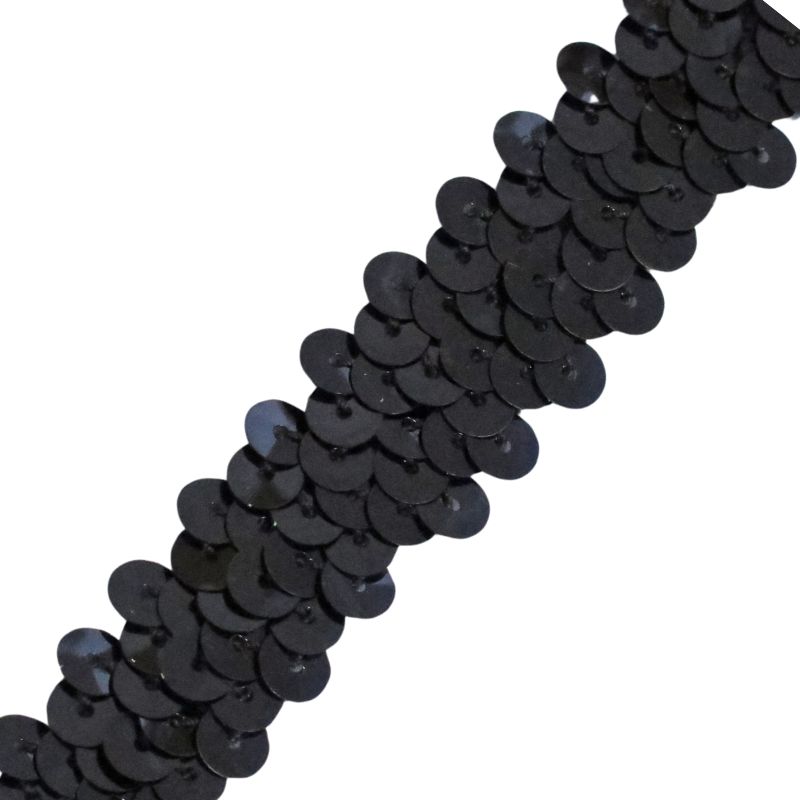 Elastiskt Paljettband 30 mm