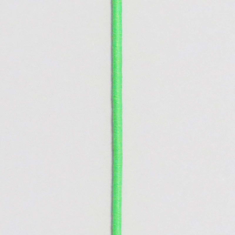 Resårsnodd 2 mm - Neon grön