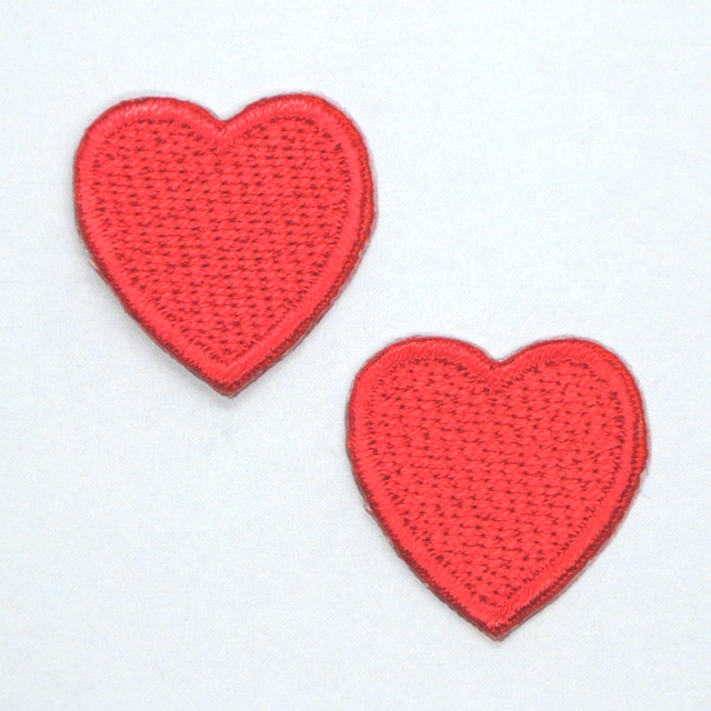 Applikation Röda hjärtan, 2 st