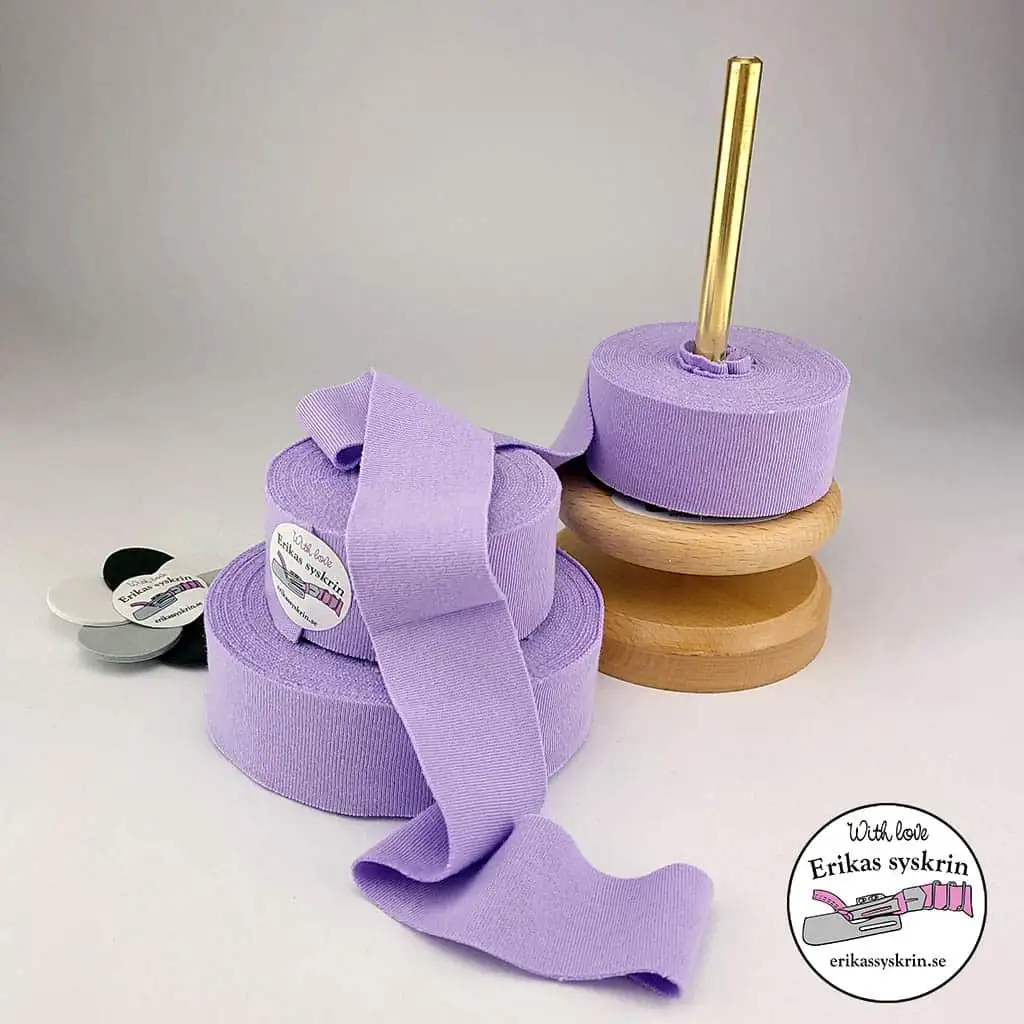 Kantband interlock Lavendel - 5 meter