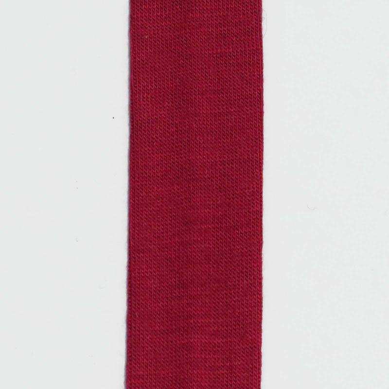 Trikåkantband/snedslå 20 mm - Röd