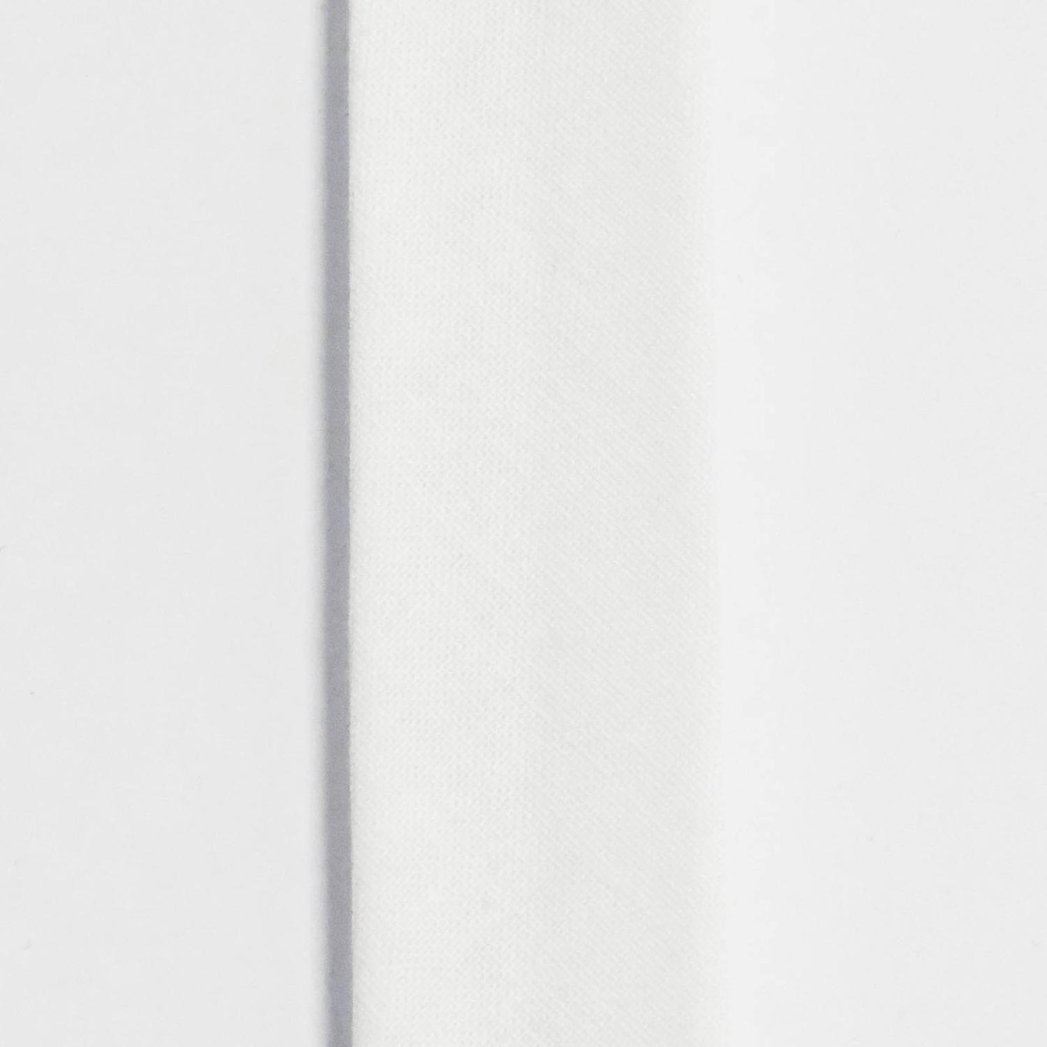 Skråband Bomull 13 mm– Vit