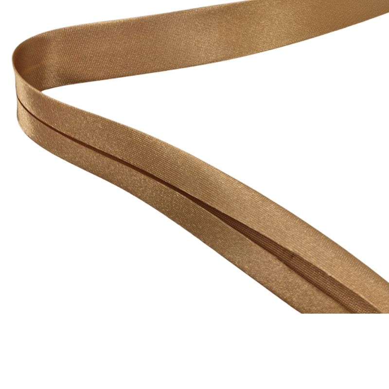 Satinsnedslå 20 mm, 3 m, guld