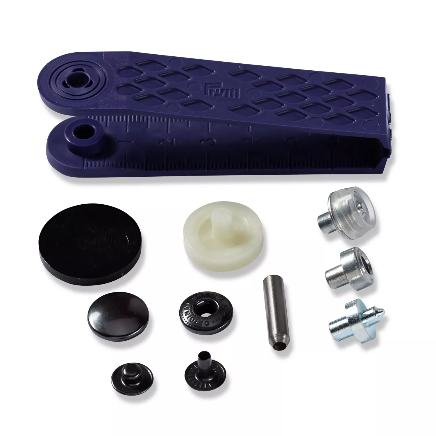 Prym Anorak tryckknappar 15 mm - svart, 10 st