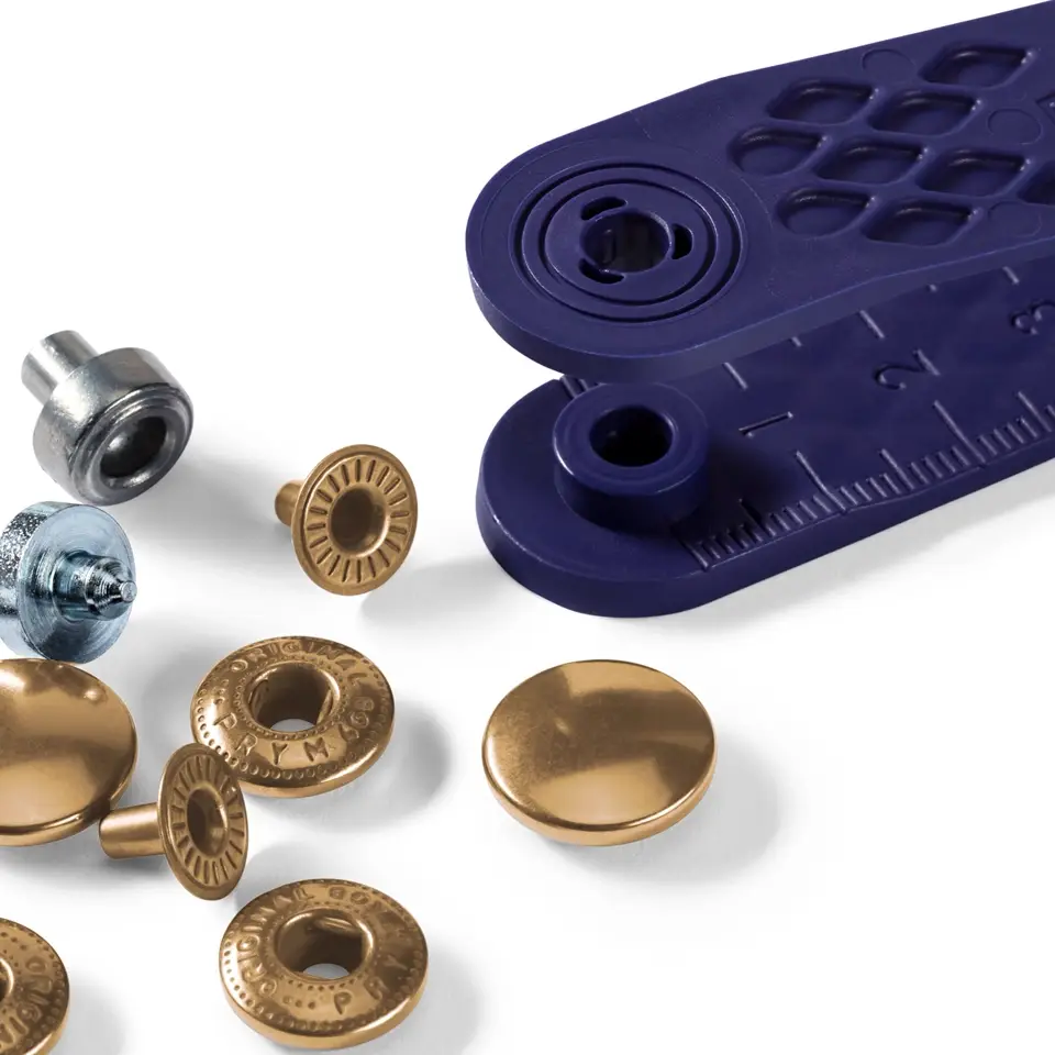 Prym Anorak tryckknappar 15 mm - guld, 10 st