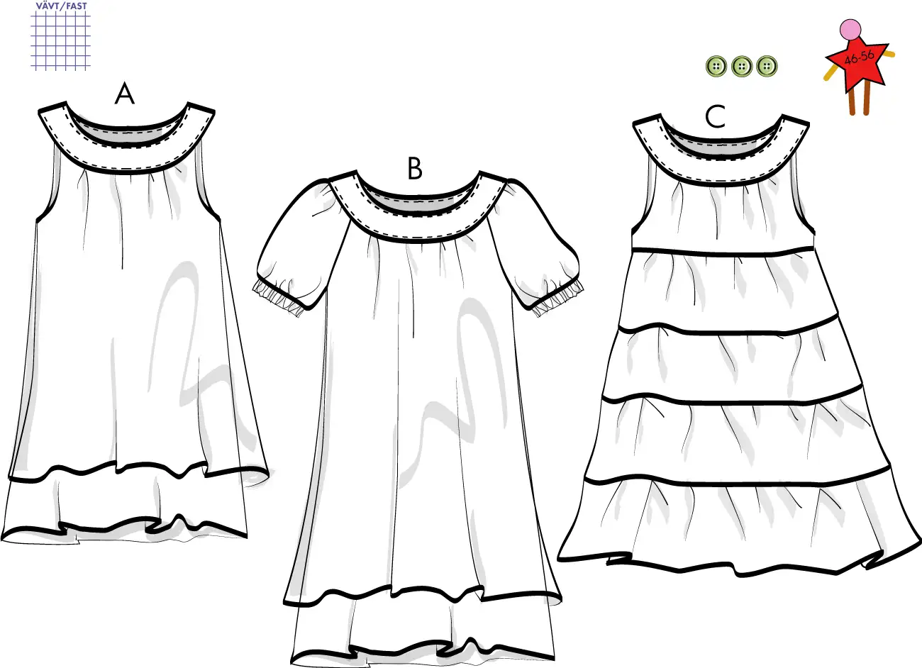 Blus/ kläning - Stl 48-56