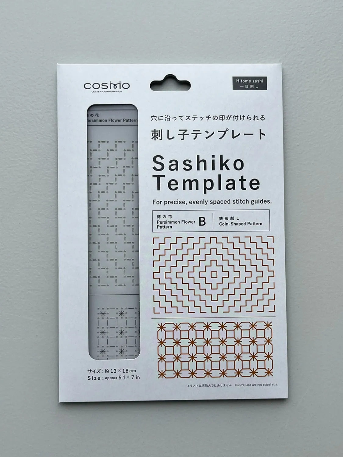 COSMO sashikomall, Kaki no Hana B och myntmönster