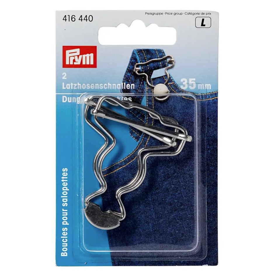 Hängslespännen 40 mm - Silver