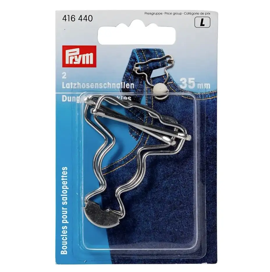 Hängslespännen 35 mm - Silver