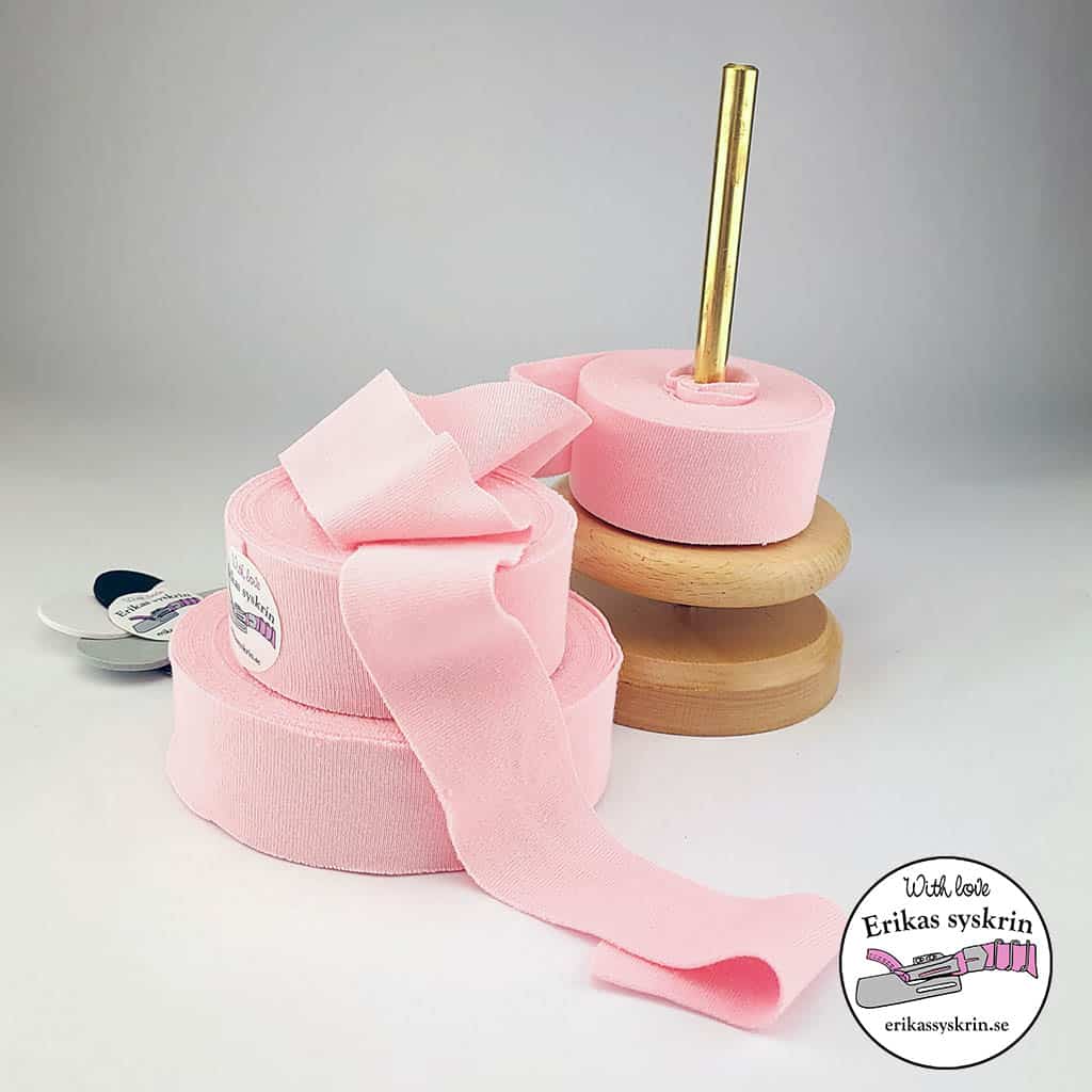 Kantband interlock Pink lemonade - 5 meter