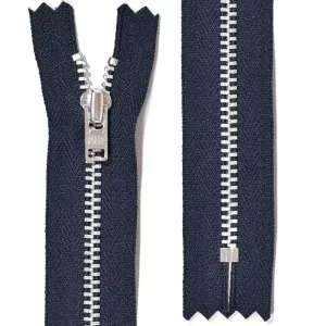 Byxlås silvermetall 4 mm YKK