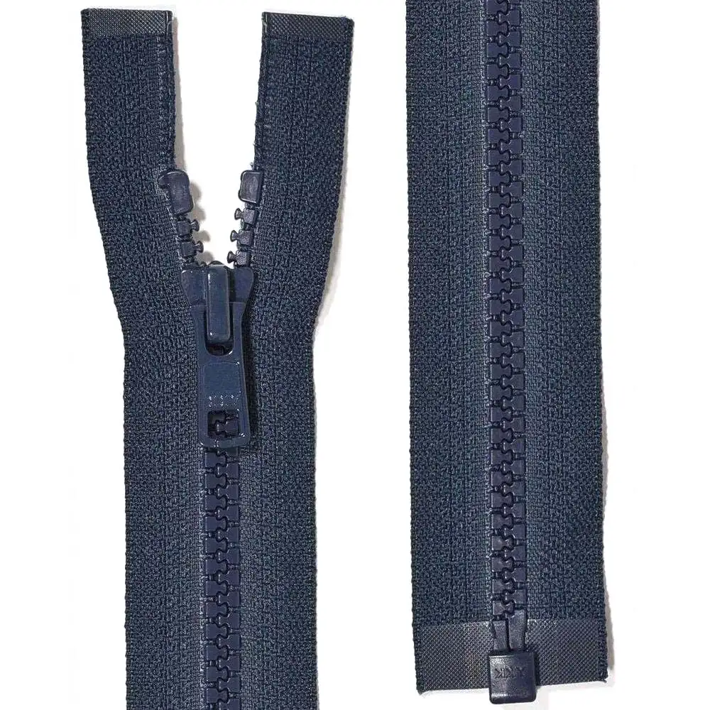 YKK delbart jacklås, 6 mm Vislon - marinblå