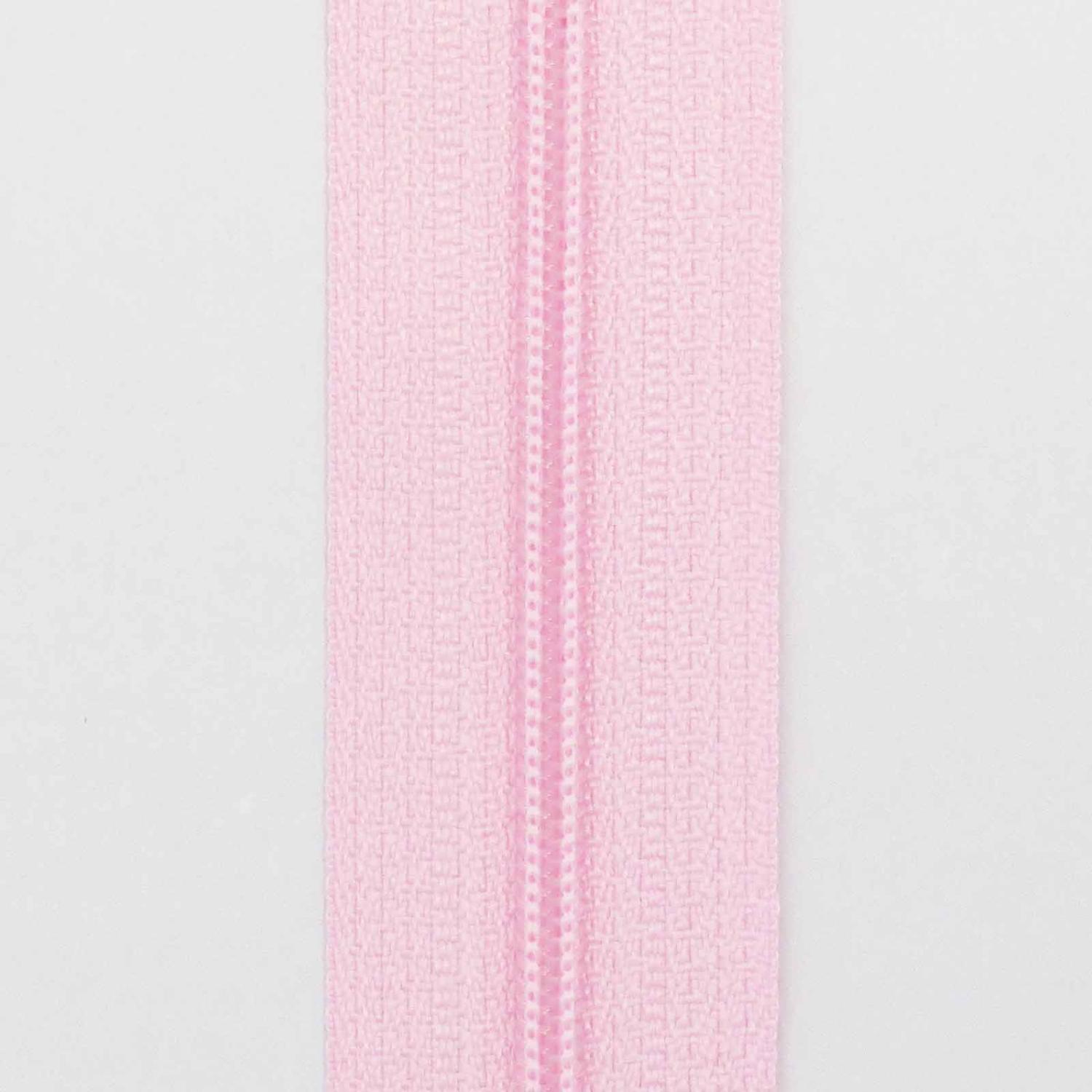 Blixtlås metervara 6 mm - Rosa