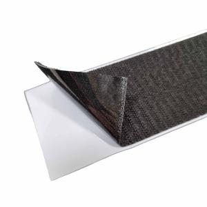 Självhäftande kardborreband - Svart