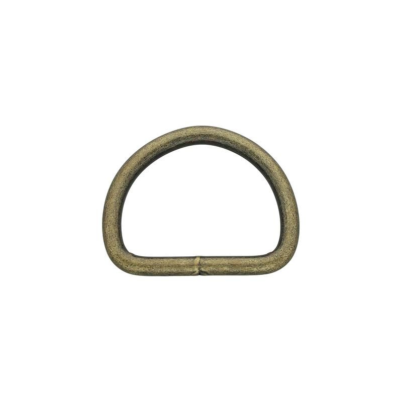 Antik mässing D-ring