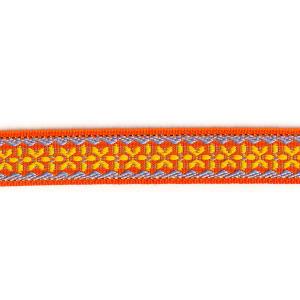 Jacquardband 17mm Orange