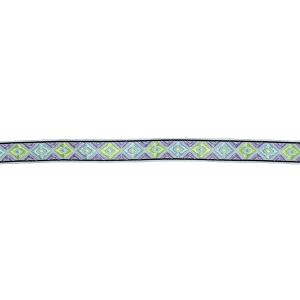 Jacquardband 13mm Vit
