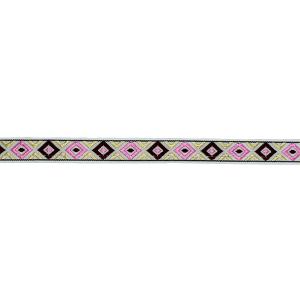 Jacquardband 13mm Cerise
